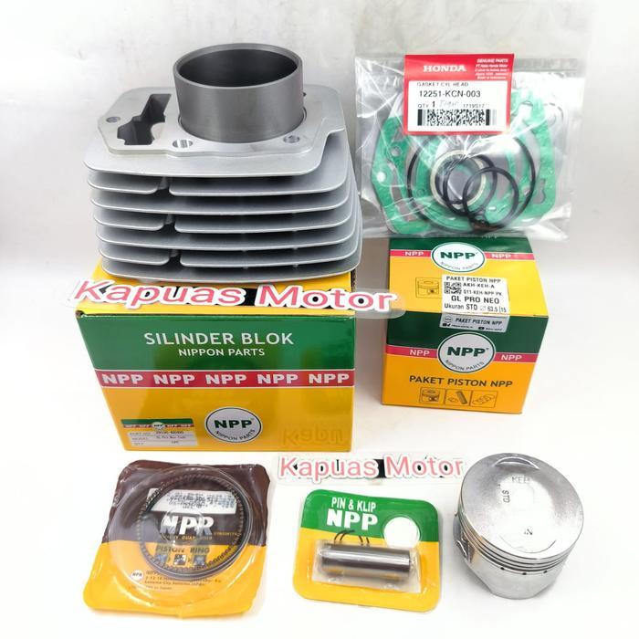 Blok Seher Paket+Top Set Honda Megapro Lama Megapro Primus Original Npp
