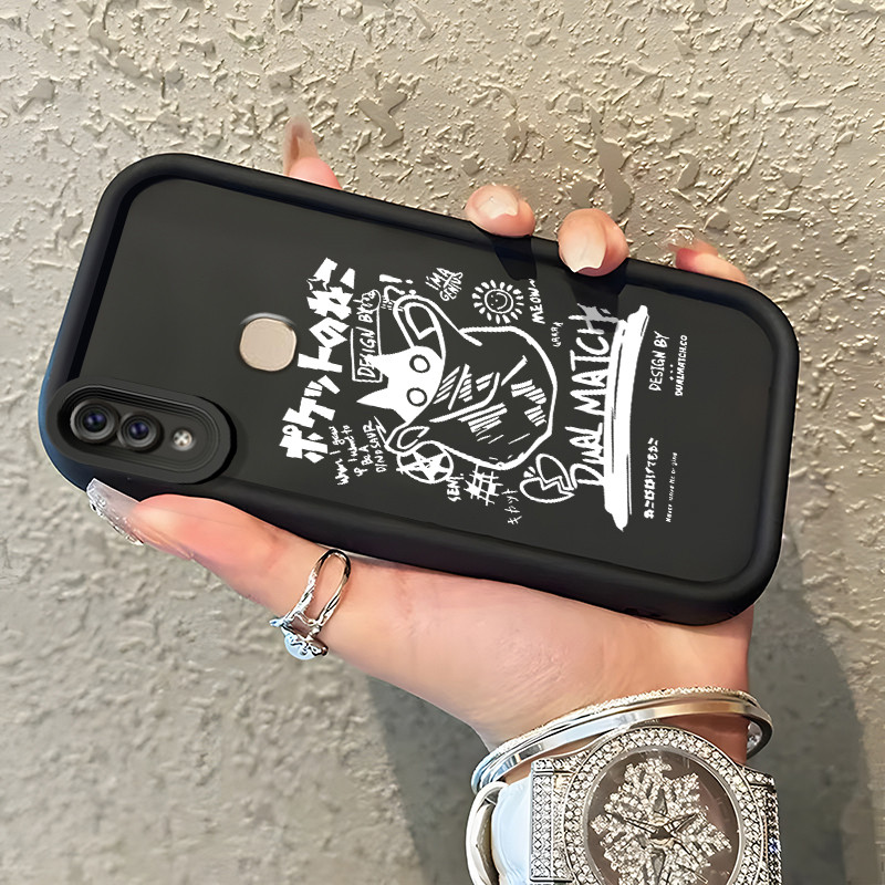 Casing Hp Untuk VIVO V9 V9 Pro V9 Youth Y85 Y85A Z1i Z3X Case Casing Pasukan beruang rusak pola Kasu