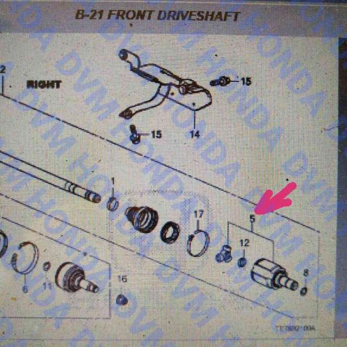 Cv Joint/As Roda Dalam Kanan Manual Unifar Mobilio