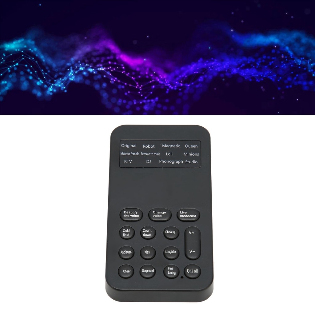 Sound Changer Sound Effects Machine Voice Changer Handheld Voice Changer Device 8 Sound Effects