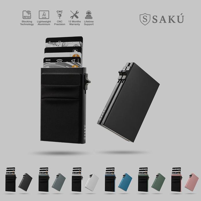 Eiger Bag'S - Saku Stretchsafe Dompet Kartu Anti Rfid Lycra Pria Wanita Smart Wallet Card Holder