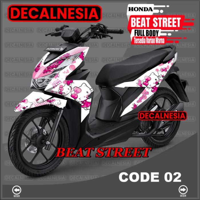 Declanesia Stiker Decal Beat Street New 2021 2022 2023 2024 Full Body Hello Kitty Sticker Motor