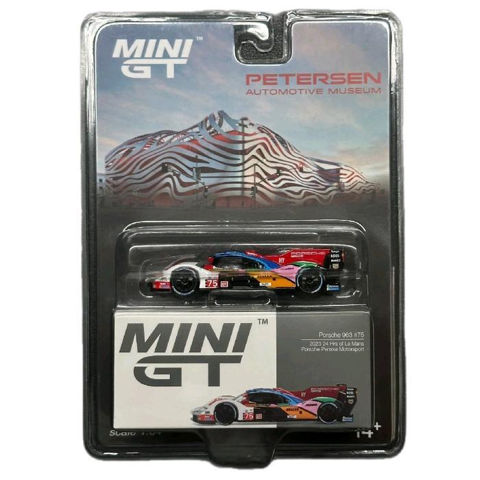 MINI GT 740 PORSCHE 963 PENSKE MOTORSPORT 2023 PETERSEN MUSEUM EXCLUSIVE LIMITED 600 PCS WORLDWIDE