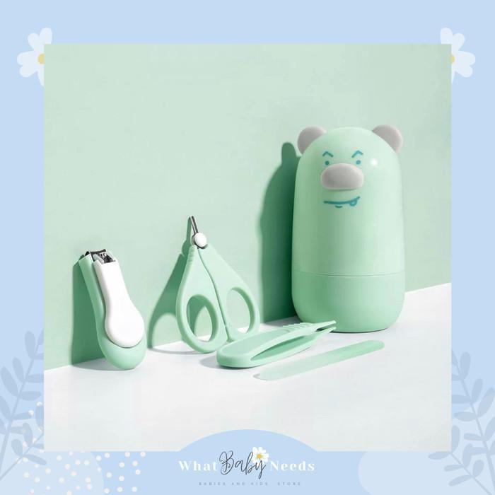 Gunting Kuku Bayi Set / Safety Nail Clipper Baby Set Bear Terpercaya