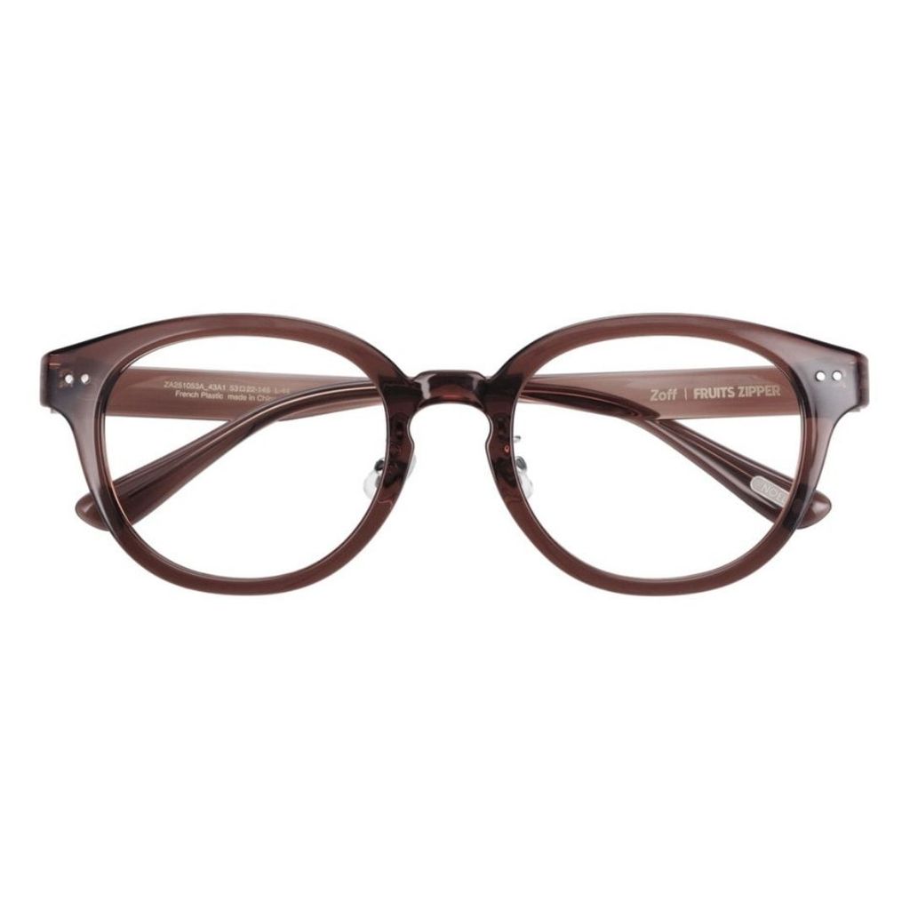 [PO] Kacamata ZOFF x FRUITS ZIPPER Hayase Noel Model Brown Boston Ringan POTJ [WAJIB TANYAKAN STOCK 