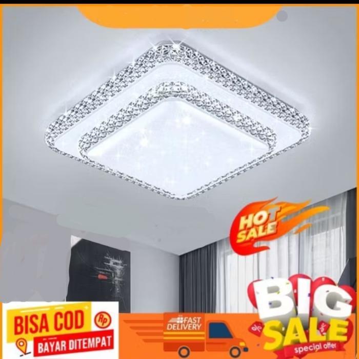 LAMPU PLAFON TEMPEL / LAMPU TEMPEL PLAFON / SEGI 4 LAMPU MINIMALIS