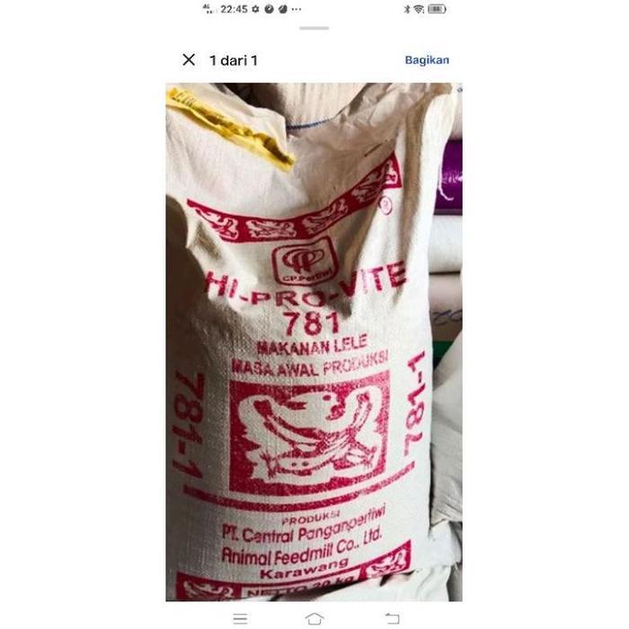 pakan ikan kecil seperti lele gurami nila patin 781-1.20kg