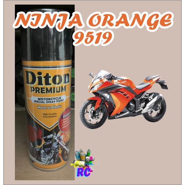Pilok Pilox Cat Semprot Diton Premium Ninja Orange 9519 Oranye Ninja