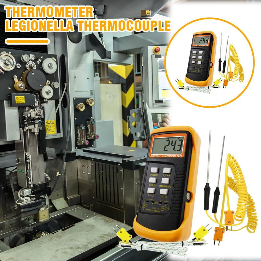 Digital K-Type Thermocouple Thermometer K-Type Thermometer (-50-1300C) Handheld Temperature High