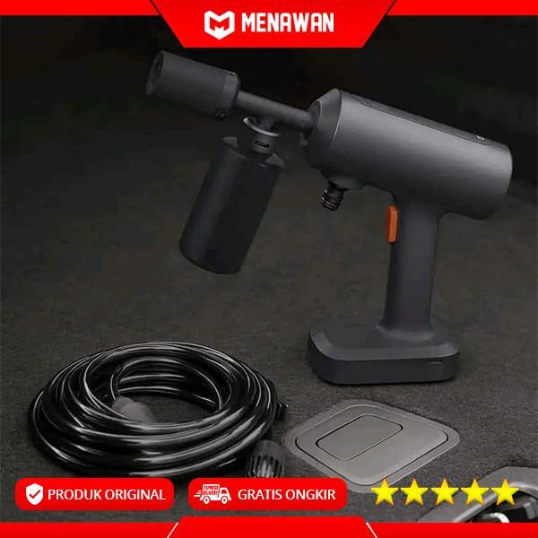 Xiaomi Mijia Wireless Car Wash Machine 2 Cordless High Pressure Washer Cleaner Semprotan Air Steam