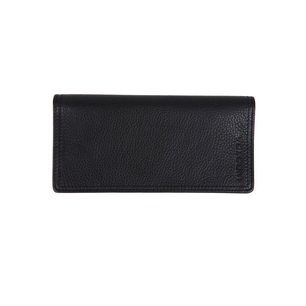 VOLCOM - MLW EURO LONG LEATHER WALLET BLACK
