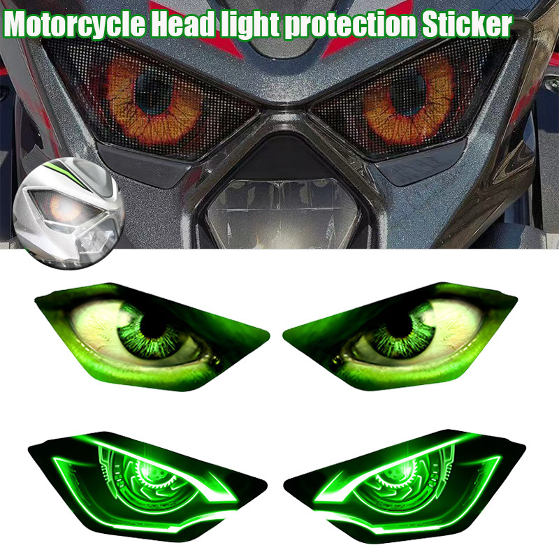 Motorcycle Headlight Protect Decals Waterproof Head Light Sticker Fit For Z900 Z 900 Z900 2025