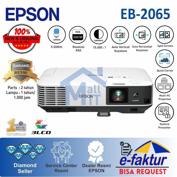 PROYEKTOR EPSON EB-2065 EB2065 EB 2065 BERKUALITAS 3LCD 5500 Lumens