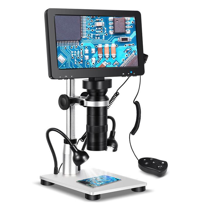 1200X USB INDUSTRIAL ELECTRON MICROSCOPE 7-INCH SCREEN HD DIGITAL MICROSCOPE OPTICAL BEAUTY DIGITAL