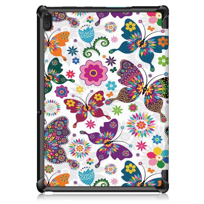 TRI-FOLD PRINTING TABLET CASE COVER FOR LENOVO TAB E10 TABLET -