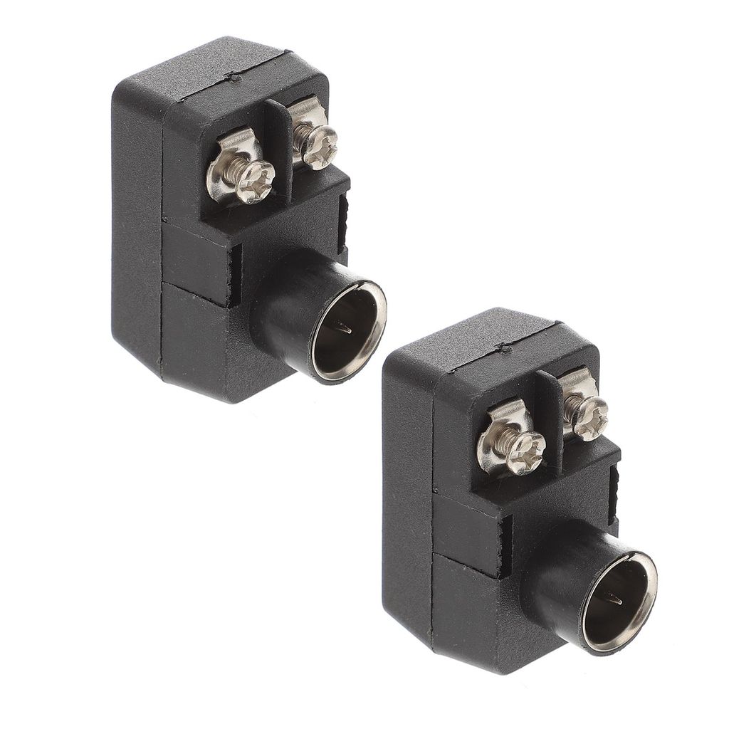 2 Pcs 75 Ohm To 300 Ohm Signal Adapter Coaxial Cable Connector Antenna Transformer Matching