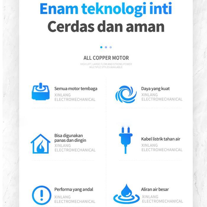 MESIN POMPA BOOSTER PUMP PENDORONG AIR TOREN SHOWER KERAN WASTAFEL MESIN CUCI PEMANAS KAMAR MANDI