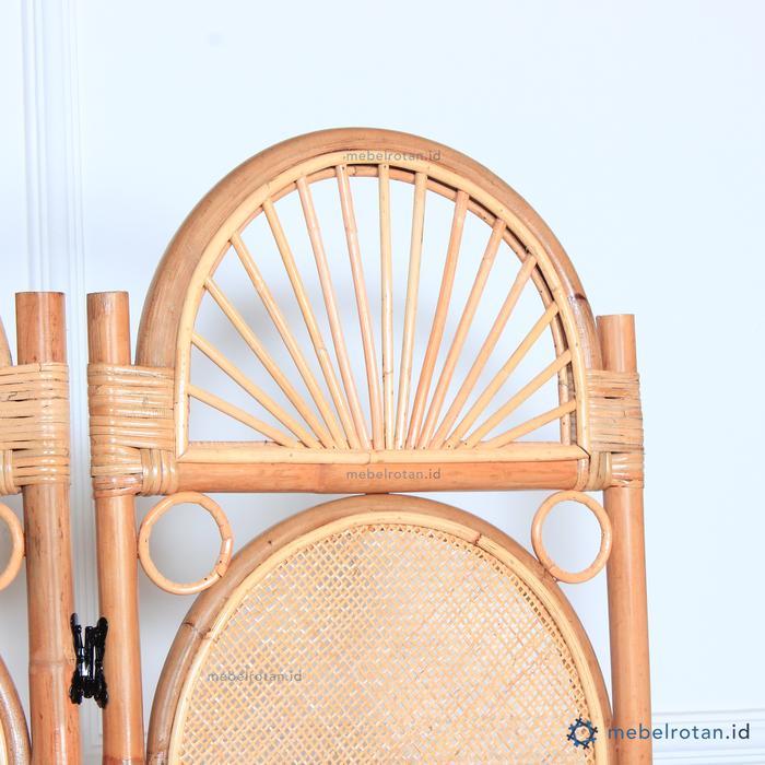 SKETSEL / PENYEKAT KAYU ROTAN ASLI/ALAMI - 4DAUN