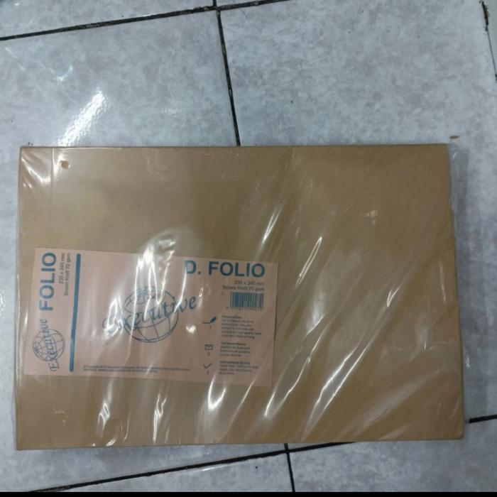 Amplop Coklat Ukuran F4 Per Pack