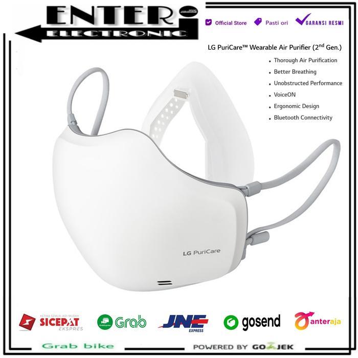 LG AP551AWFA LG PURICARE WEARABLE AIR PURIFIER MASKER LG GEN 2 AP551