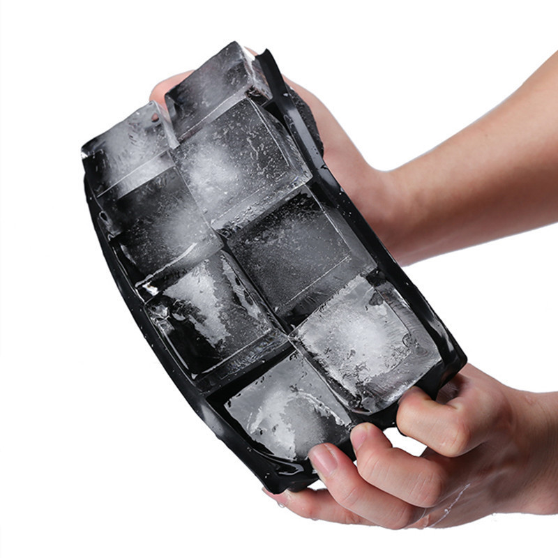 8 Big Ice Tray Mold Giant Jumbo Large Food Grade Silicone Ice Cube Tray Mold Diy Ice Maker Ice Cube