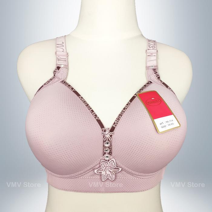 Sister.Grub - Bra Besar Jumbo Misslily L 114 Cup C Kait 3 Classic Bh Tanpa Kawat Premium Miss Lily