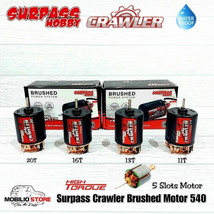 Surpass Hobby Brushed Motor 540 5 Slot RC Crawler 11T 13T 16T 20T