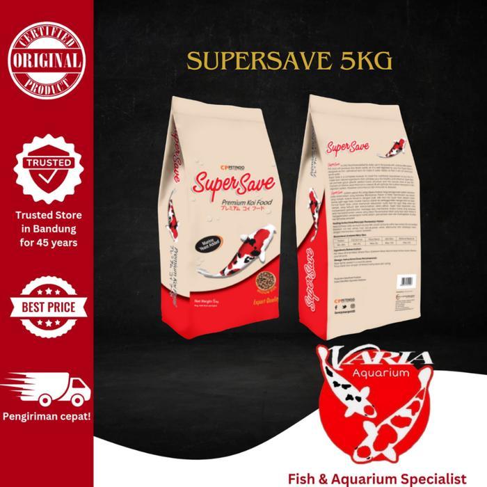 PAKAN KOI SUPER SAVE PREMIUM KOI FOOD 5 KG PAKAN KOI SUPERSAVE 5KG