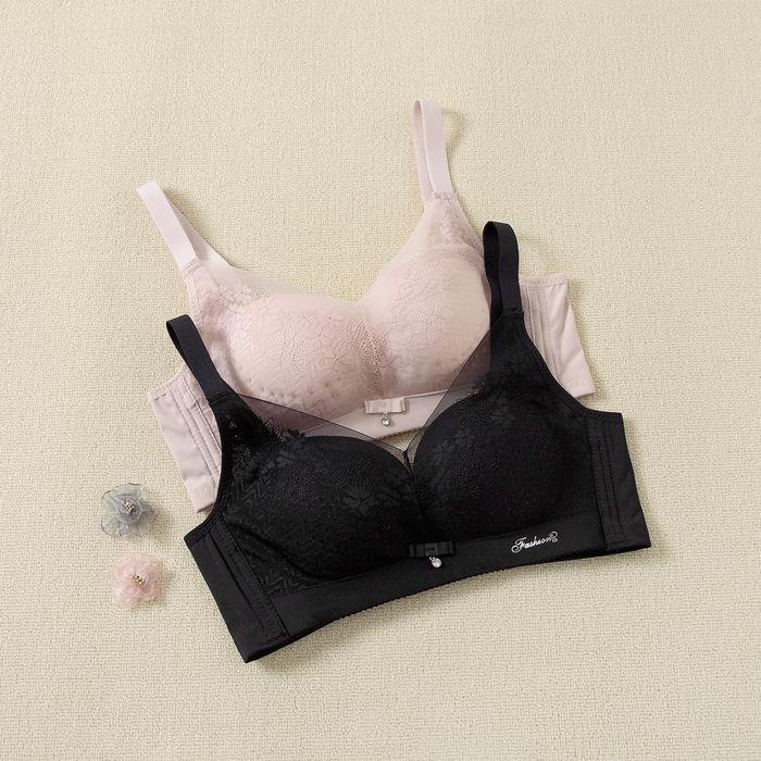 ASLI Felancy Bra Classic Blooming Stretch Wireless Cup B 073-2111B Ready stok