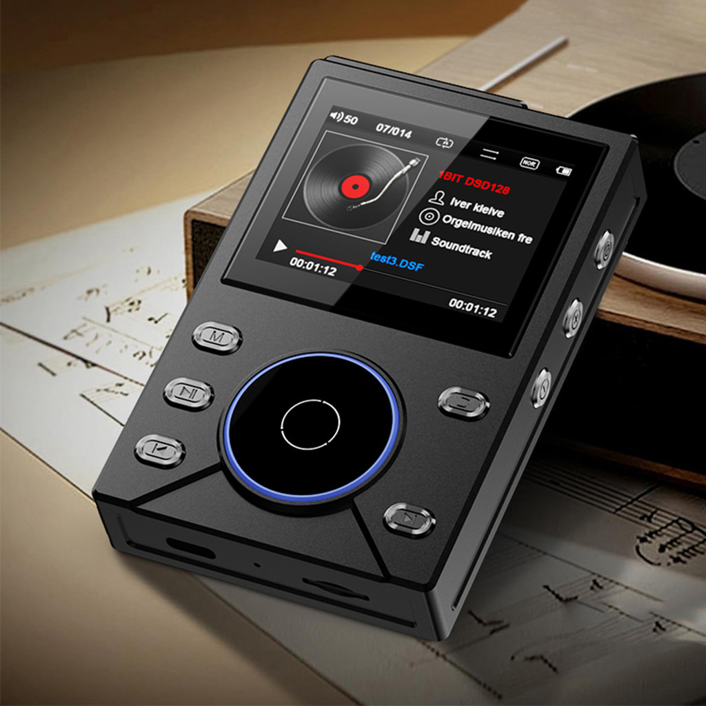 DSD Lossless Player 2.4 Inch LCD Screen Portable Music Player Lightweight Walkman Audio Player for