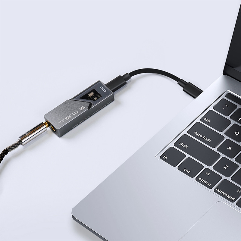 SMSL D10 Portable DAC Headphone Amplifier DSD256 32Bit/384kHz 3.5mm/4.4mm Headphone Output