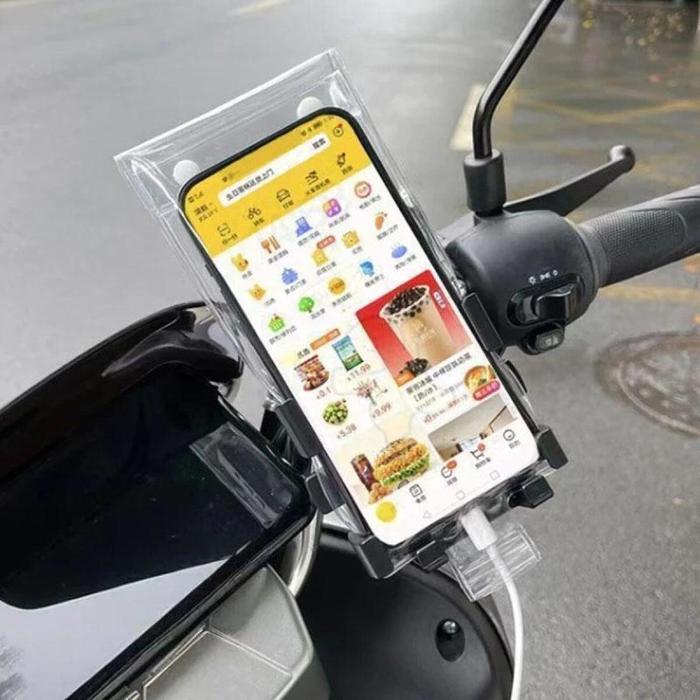 Aman Anti Air Phone Holder Tas Motor Holder Tas Gantung Untuk Motor Anti Air Hp Waterproof Tas Hp