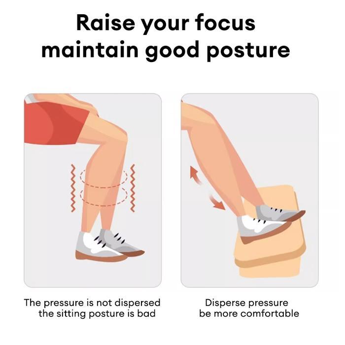 FUFUFun Footrest Bangku Pijakan Kaki Kantor/Bangku Pijakan Kaki Kantor Bangku Kaki Untuk Kesehatan