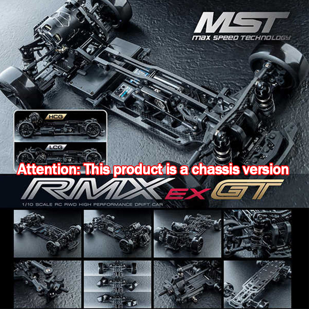MST 532212 RMX EX GT RWD 1/10 RC Electric Remote Control Model Car Drift Racing KIT Empty Frame