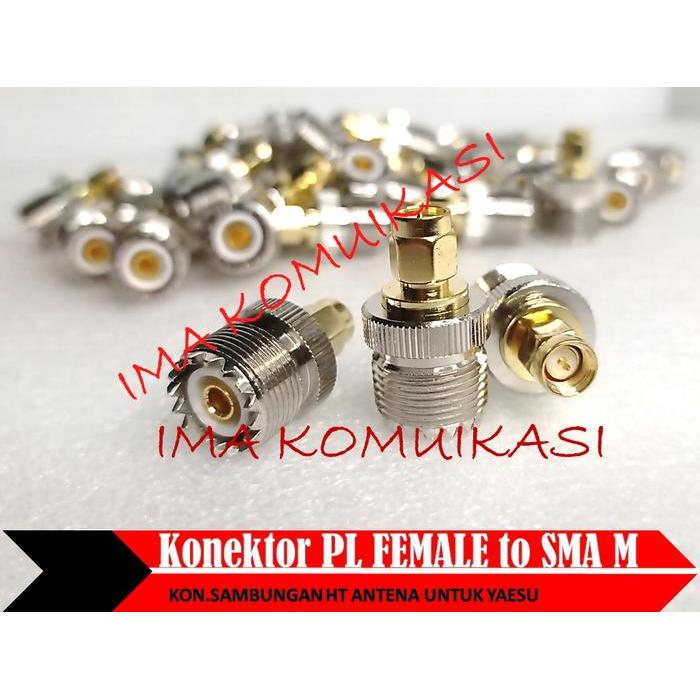 Sale Konektor Sambungan Ht Antena Sma Male To Pl Female Ht Yaesu Dll