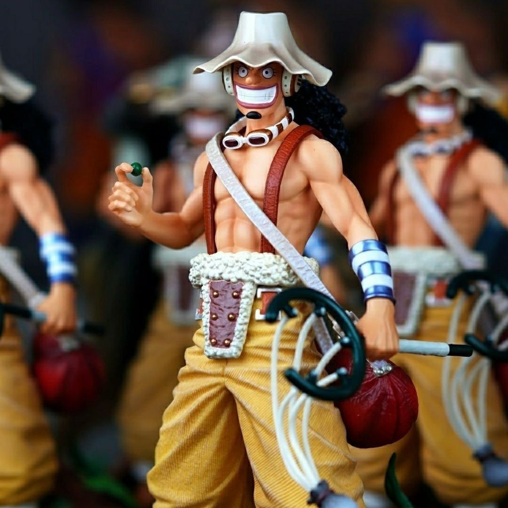25cm 9.8 inch Anime Usopp Action Figures Pvc Statue Desktop Ornamen Collection Statue Model