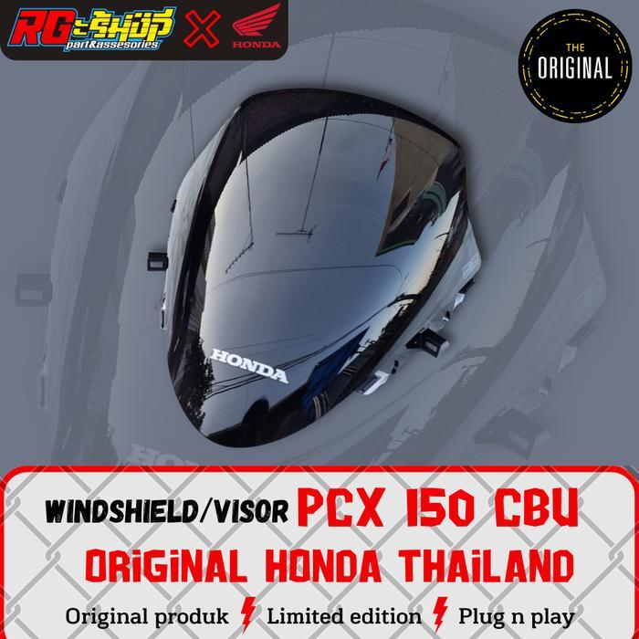 Visor Windshield Wind Screen Pcx 150 Cbu Led Original Honda Thailand