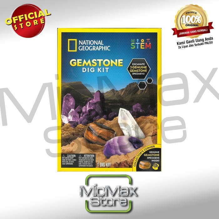 Stem Nat Geo National Geographic Gemstone Dig Kit Rtnggem