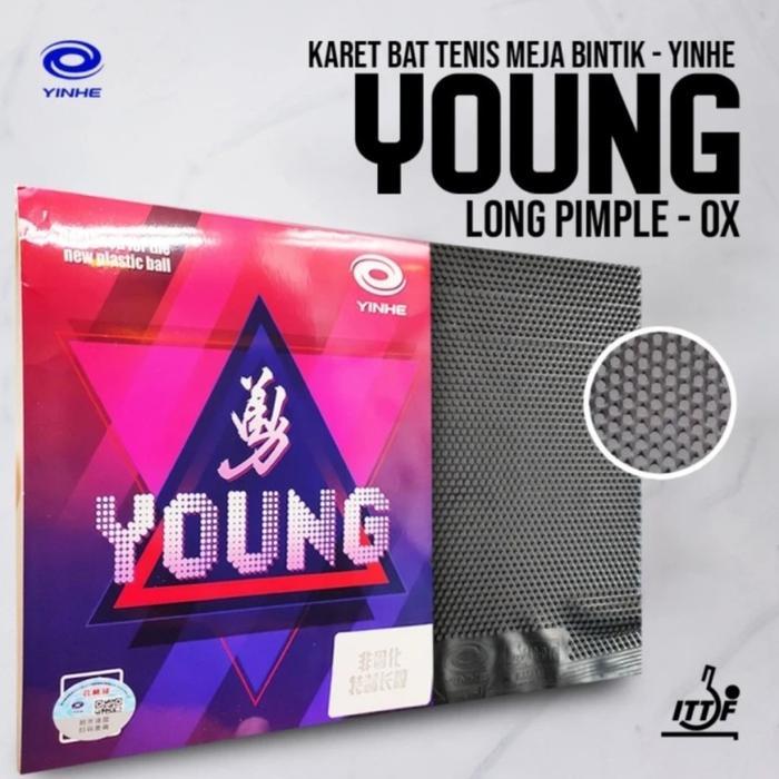 Karet Bet Pingpong Tenis Meja YINHE YOUNG Bintik Panjang OX Original