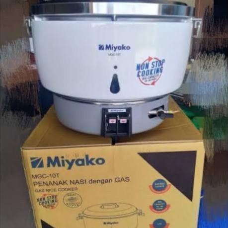 Miyako Mgc-10T Gas Rice Cooker/Penanak Nasi Gas 10Liter