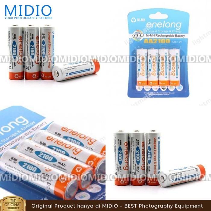 Ready Baterai Enelong Ni-Mh Rechargeable Aa 2100Mah 4 Pcs