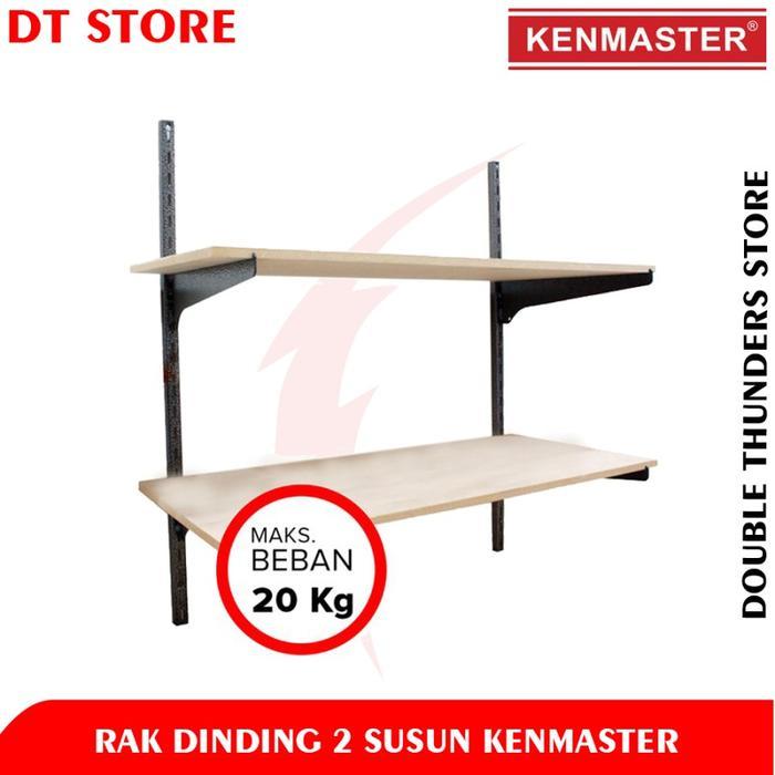 Informa - Rak Dinding 2 Susun / Rak Serbaguna Kayu