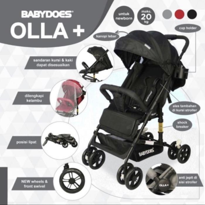 Stroller BabyDoes / Baby Does Olla + / Kereta Dorong Bayi