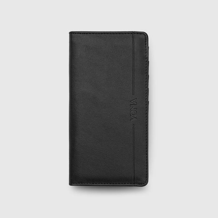 Eiger Wallet - Dompet Pria Panjang Lipat 2 Extra Slot Kartu Kulit Sintetis Pu