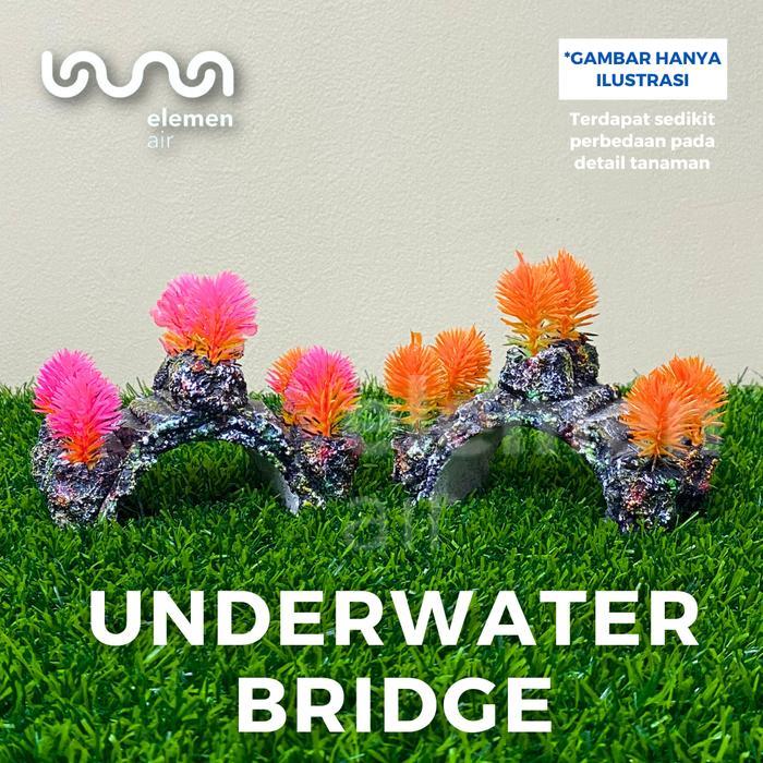 Miniatur Jembatan Hiasan Aquarium Aquascape