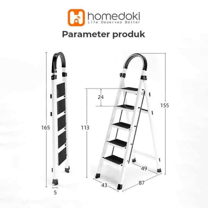 Tangga Lipat Portable / Tangga Lipat Besi / Tangga Lipat Rumah Tangga