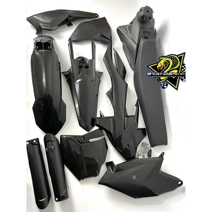BODY SET KTM 82 2020 / Body set ktm 85 2020 plus jok dan tangki - HITAM