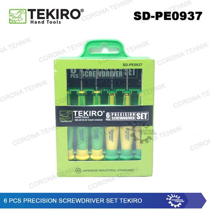 6 Pcs Precision Screwdriver Set Tekiro