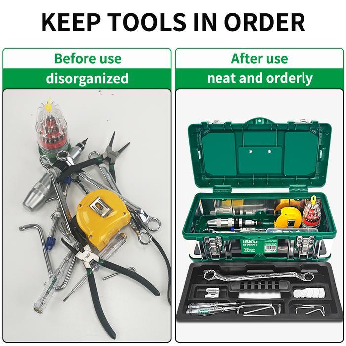 ISKU TOOL BAG BESAR 18 INCH TOOL BOX 17 INCH 19 INCH KOTAK PERKAKAS ORIGINAL QUALITY