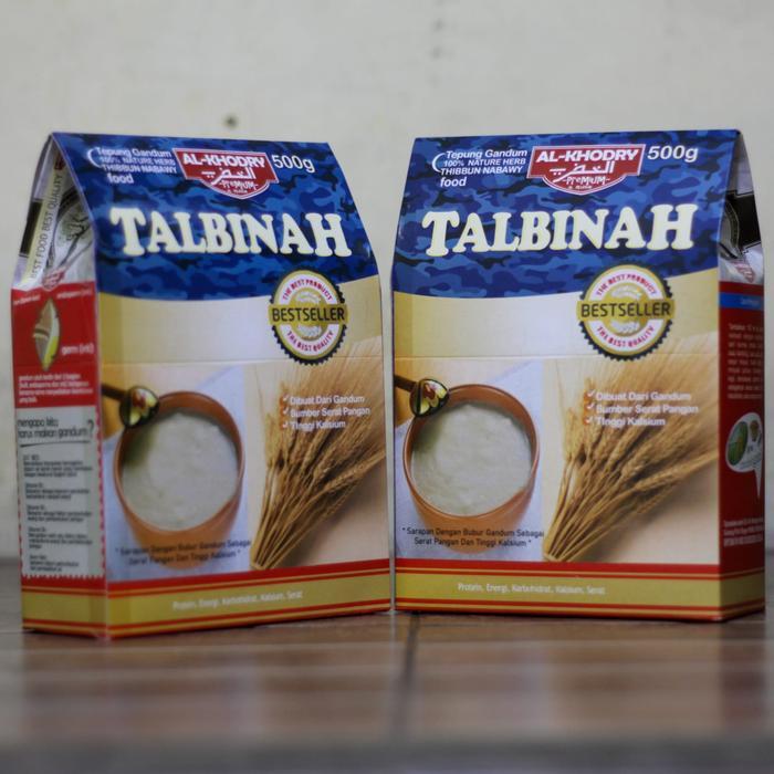 Paket 2 Talbinah Tepung Gandum Nabawy 500 Gram Asli